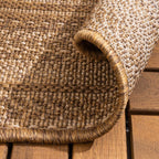 Jute Outdoor Rug - Mavi Stripes Cream/Brown