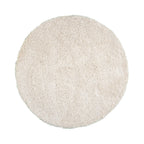Round shaggy rug - Yves Cream