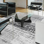 Vintage Floor Rug - Mad Men Metro B&W 8926