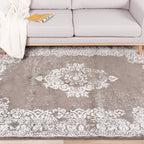 Vintage Rug - Adore Medallion Taupe/Grey