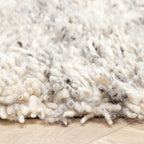 High Pile Wool Rug - Royal Cream/Grey