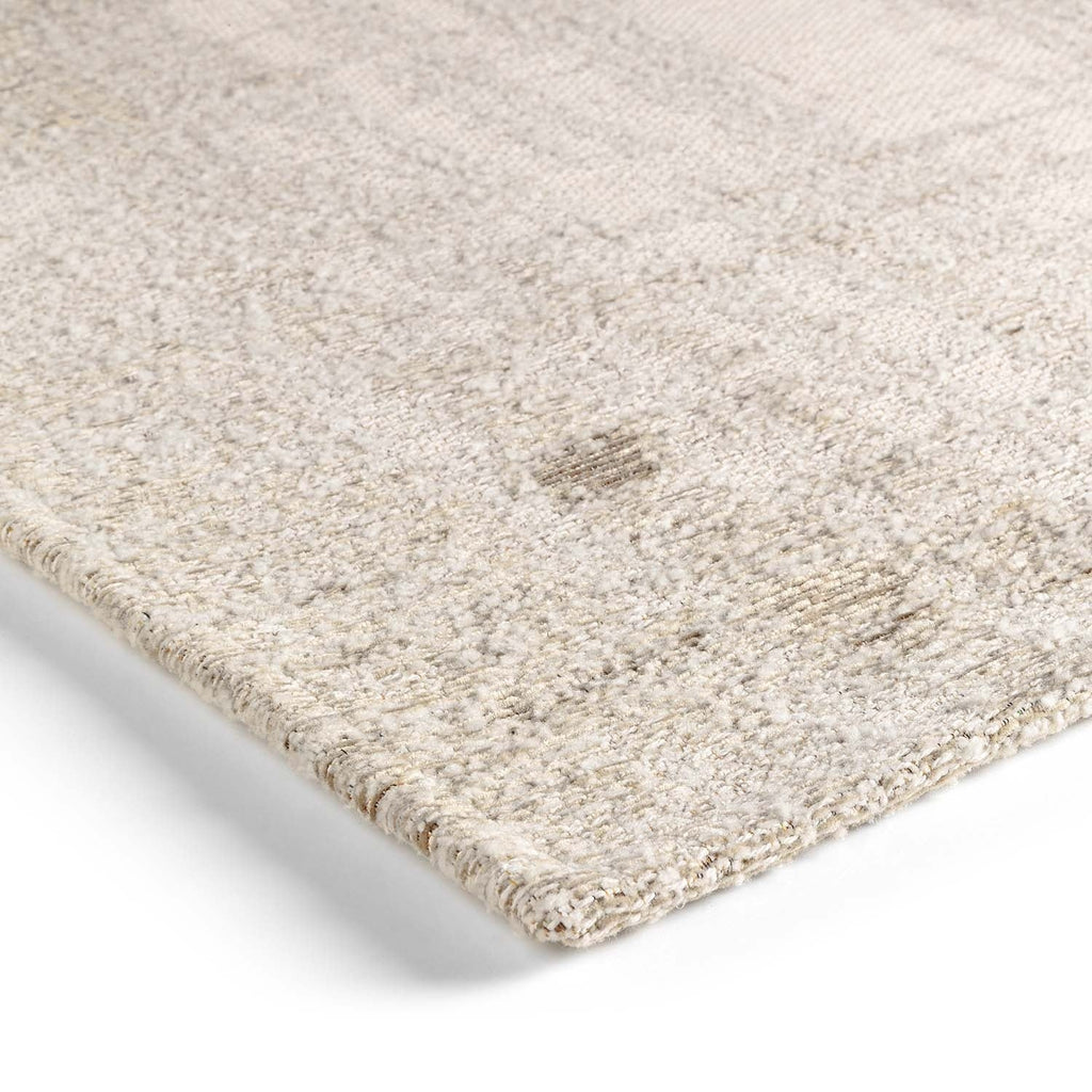Modern floor rug - Grunge Light Grey 120