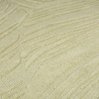 Modern Area Rug - Solacio Leaves Olive Green
