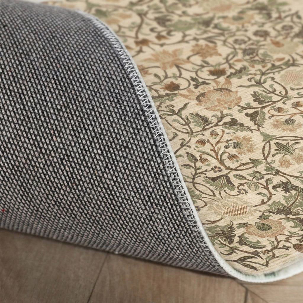 Floral rug - Rosie Cream