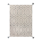 Modern floor rug - Nappo Piedro Cream/Grey