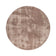 Round washable rug - Clean Brown