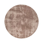 Round washable rug - Clean Brown