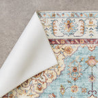 Vintage Outdoor Rug - Santo Medallion Light Blue