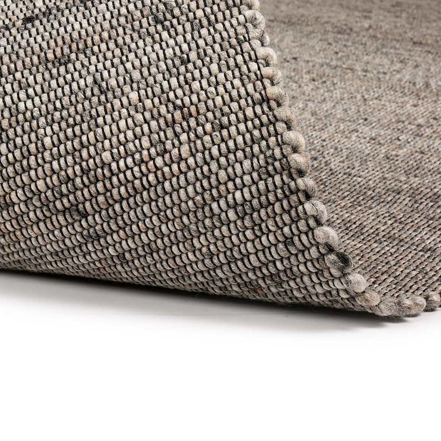 Wool floor rug - Bressano Grey 834