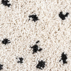 High Pile Rug - Grand Dots Cream/Black