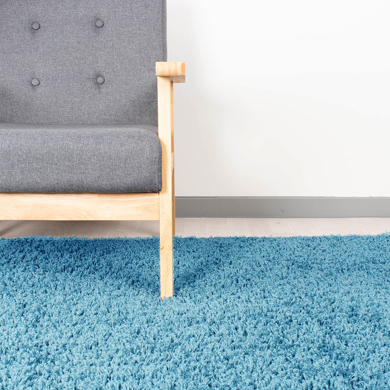 High-Pile Runner - Solid Turquoise