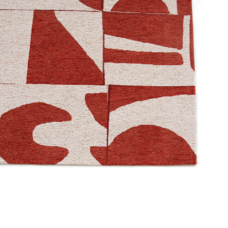 Modern rug - Papercut Rust 9364