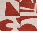 Modern rug - Papercut Rust 9364