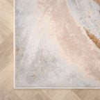 Marble Rug - Leonore Cotto Cream/Brown