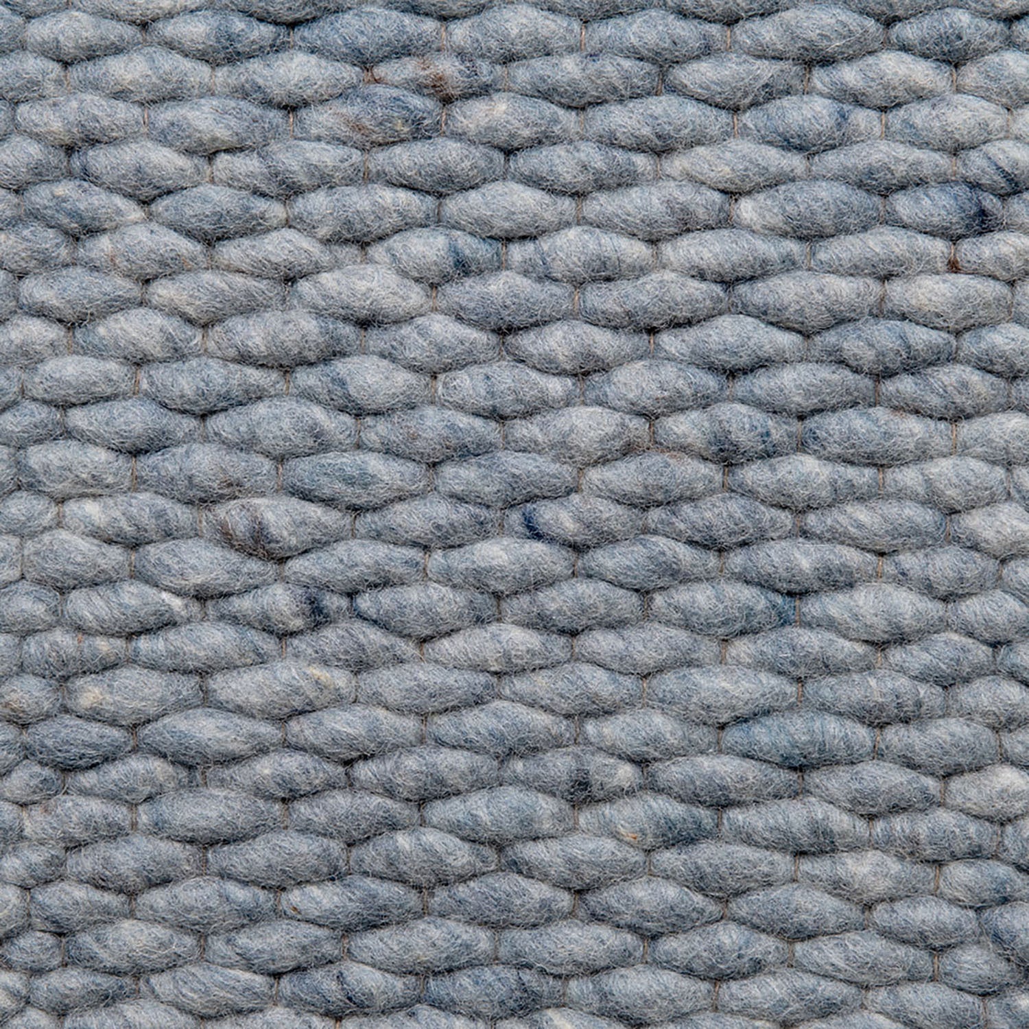 Wool floor rug made to measure - Genua Blue 227