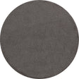 Round Low-Pile Floor Rug - Asa Mocha