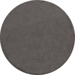 Round Low-Pile Floor Rug - Asa Mocha