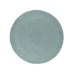 Round Wool Rug - Wise Blue