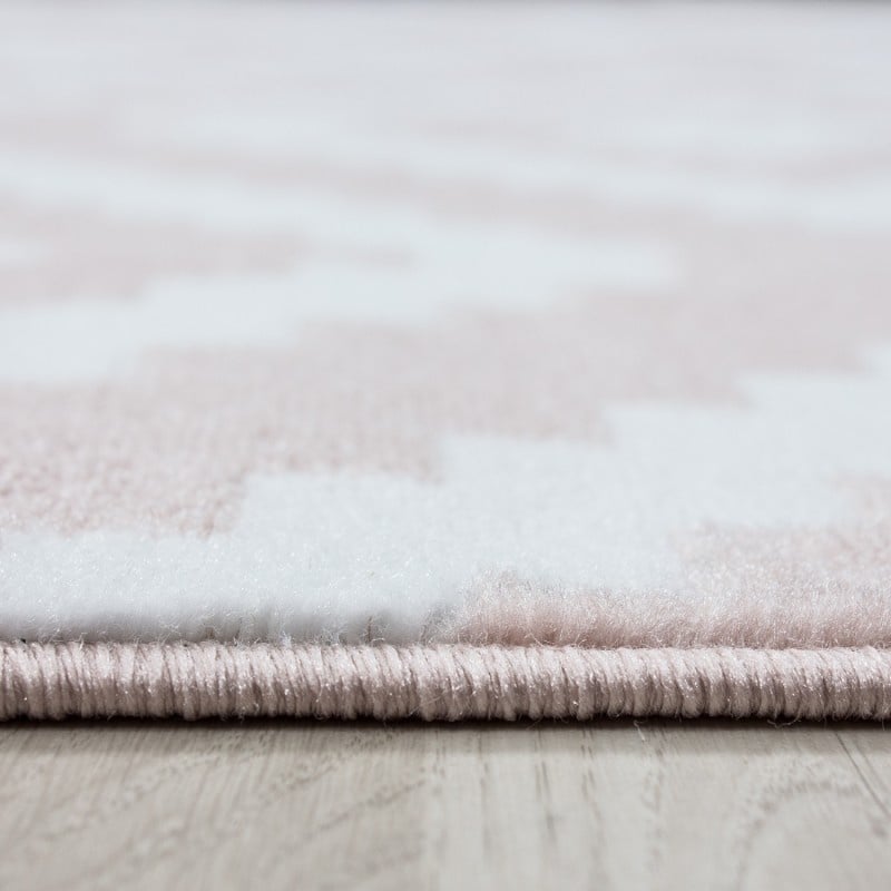 Modern floor rug - Plus Pink 8005