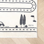 Kids Car Rug - Dex Lane Black