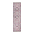 Washable Runner - Reido Traditional Pink