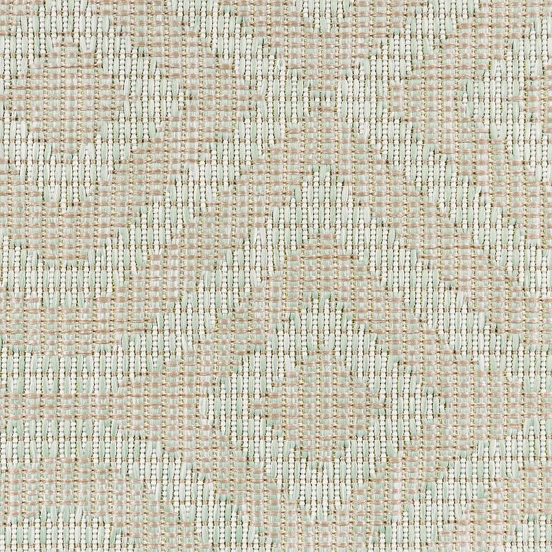 Square Outdoor Rug - Summer Retro Mint