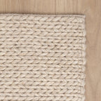 Wool Rug - Twist Beige