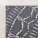 Modern Outdoor Rug - Porto Aztec Gray/Blue
