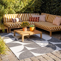 Outdoor Rug - Summer Shapes Grey
