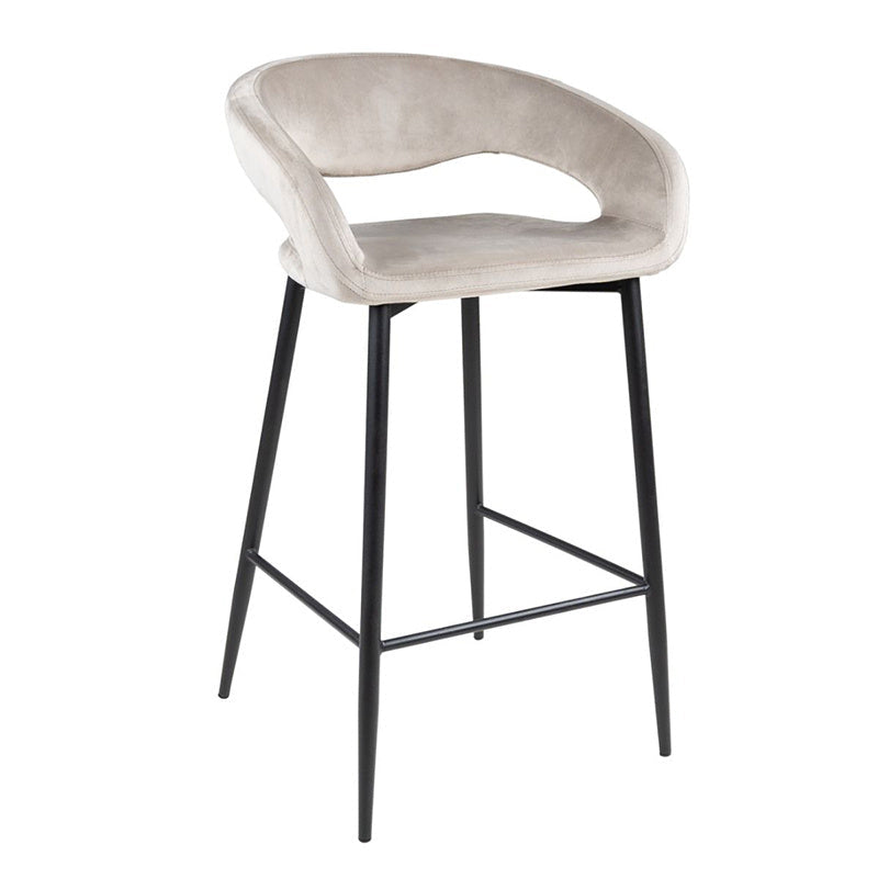 Bar Stool - Lenn Velvet Champagne