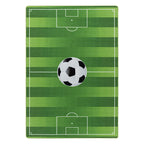 Football Rug - Pleun Football Field Green