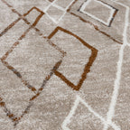 Berber rug round - Blend Diamond Beige
