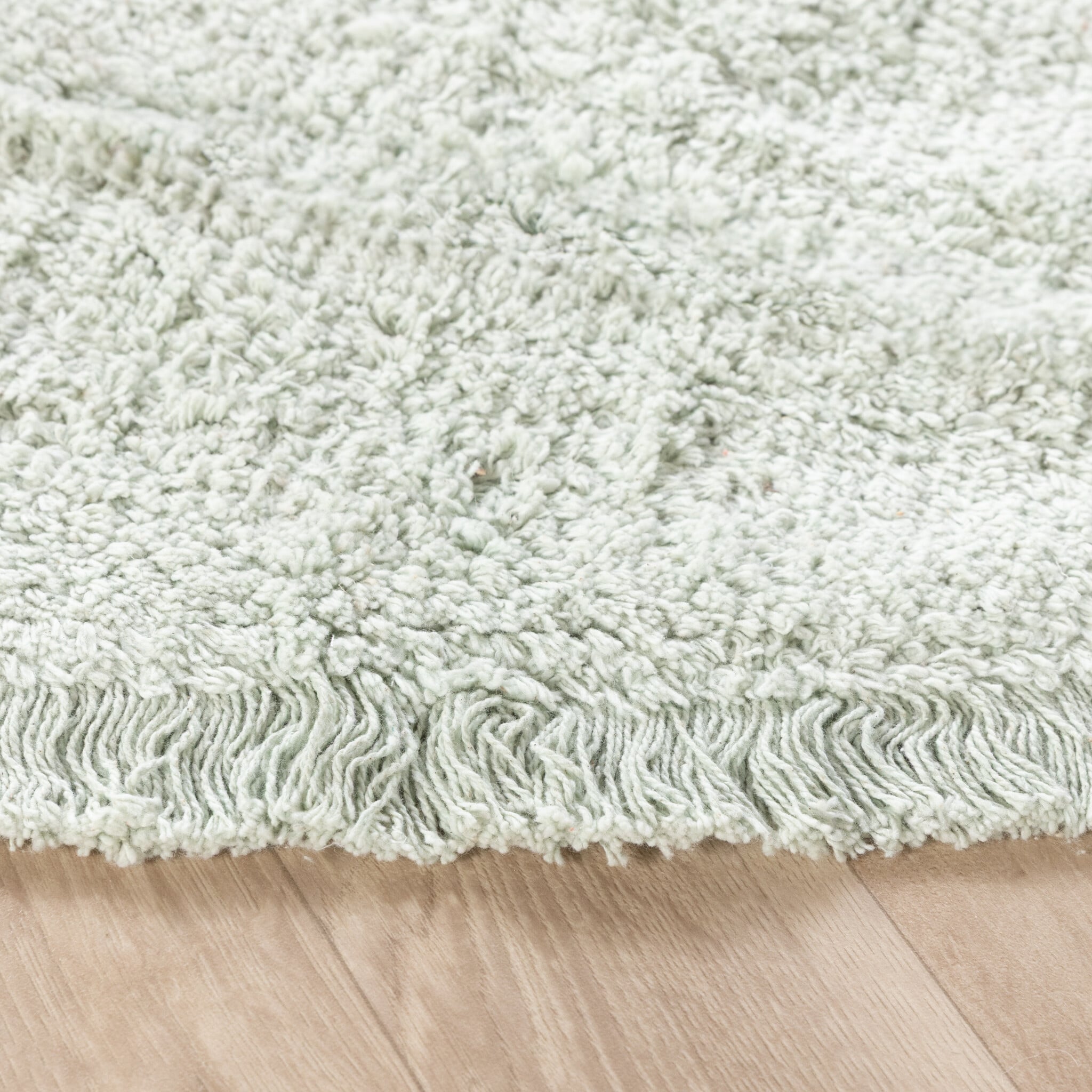 Round Kids' Room Rug – Lou Dots Green