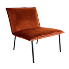 Velvet armchair - Lola Orange