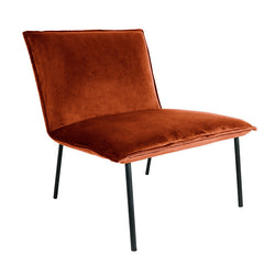 Velvet armchair - Lola Orange