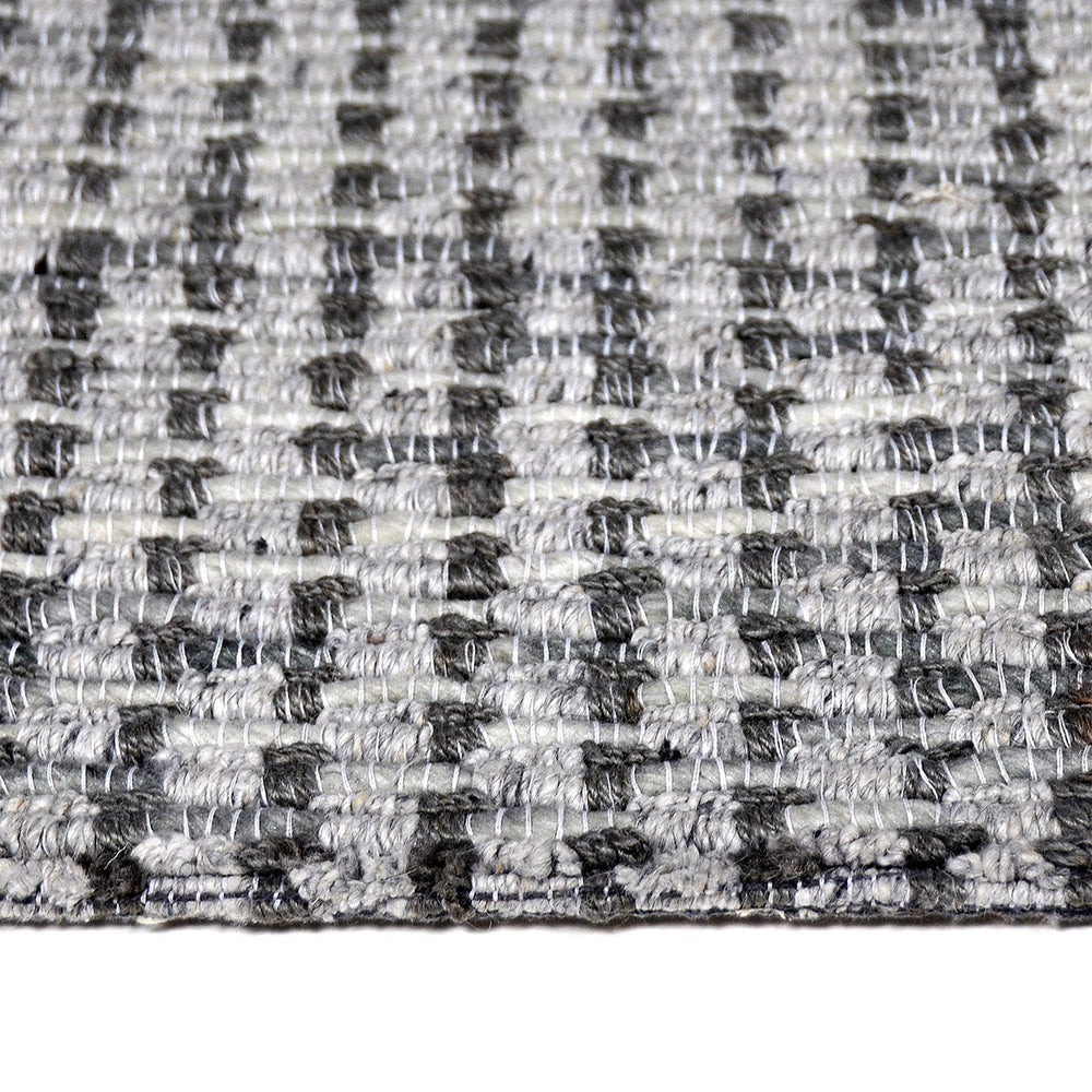 Flat woven floor rug - Henri Grey