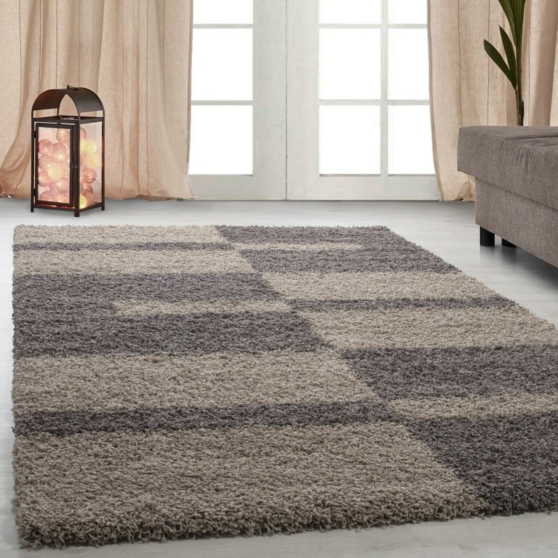 High-Pile Floor Rug - Gala Taupe