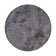 Round High Pile Rug - Comfy Supreme Anthracite
