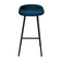 Velvet Bar Stool - Dark Blue