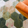 Oval modern floor rug - Amado Green 6444