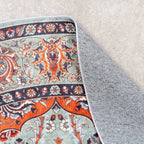 Round Vintage Rug - Imagine Medallion Green