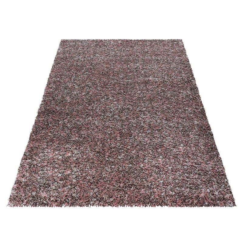 High-pile floor rug - Enjoy Rose