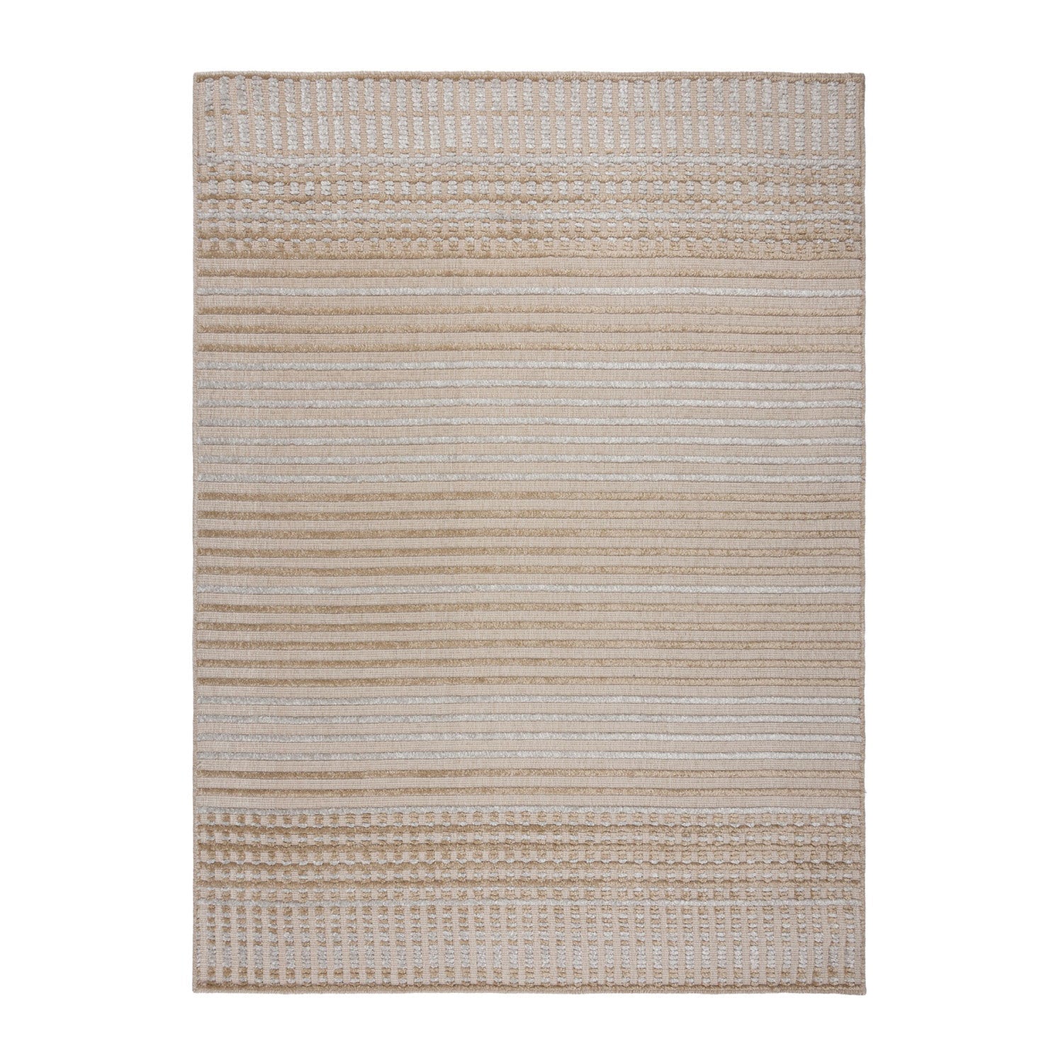 Washable floor rug - Elto Stripe Beige