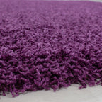 High-pile Floor Rug - Sade Purple