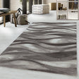 Modern floor rug - Streaky Current Brown/Beige
