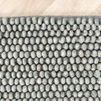 Wool Rug - Luminous Green/Grey