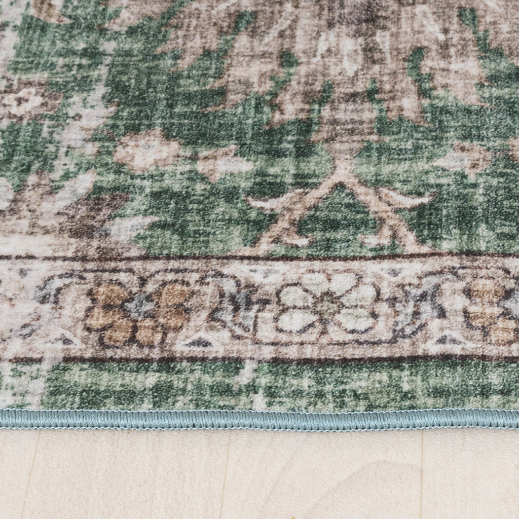 Oriental Rug - Leyla Medallion Green