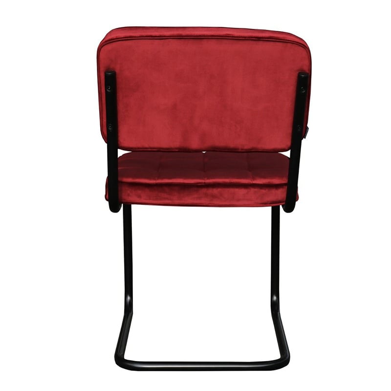 Chair Velvet - Ivy Red