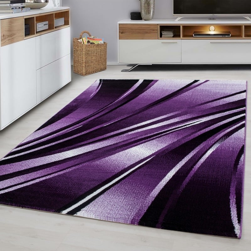 Modern floor rug - Jena Purple 9210