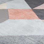 Geometric floor rug - Zeso Icon Terracotta